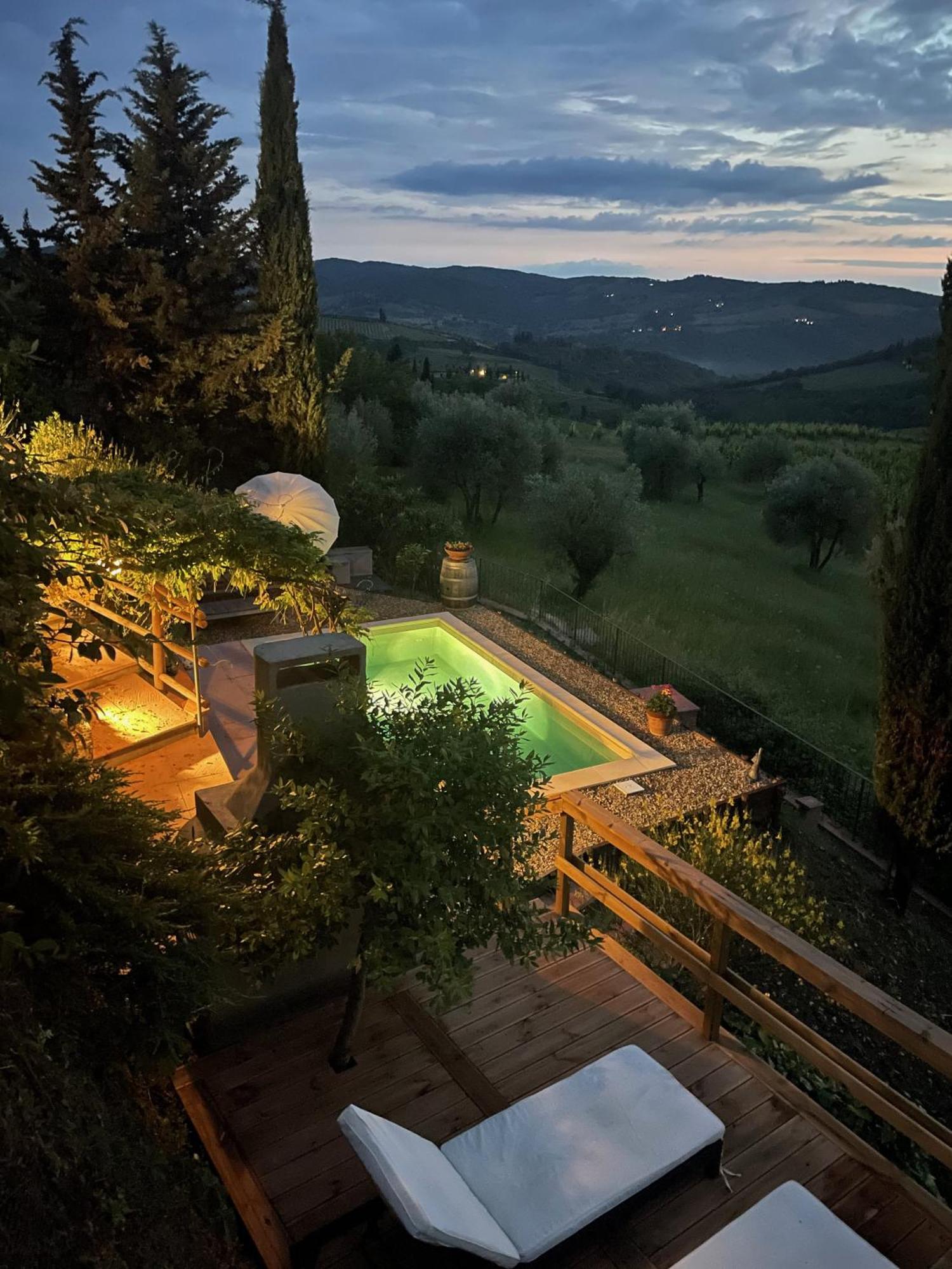 Casa Panzano Tuscany Panzano in Chianti Kültér fotó