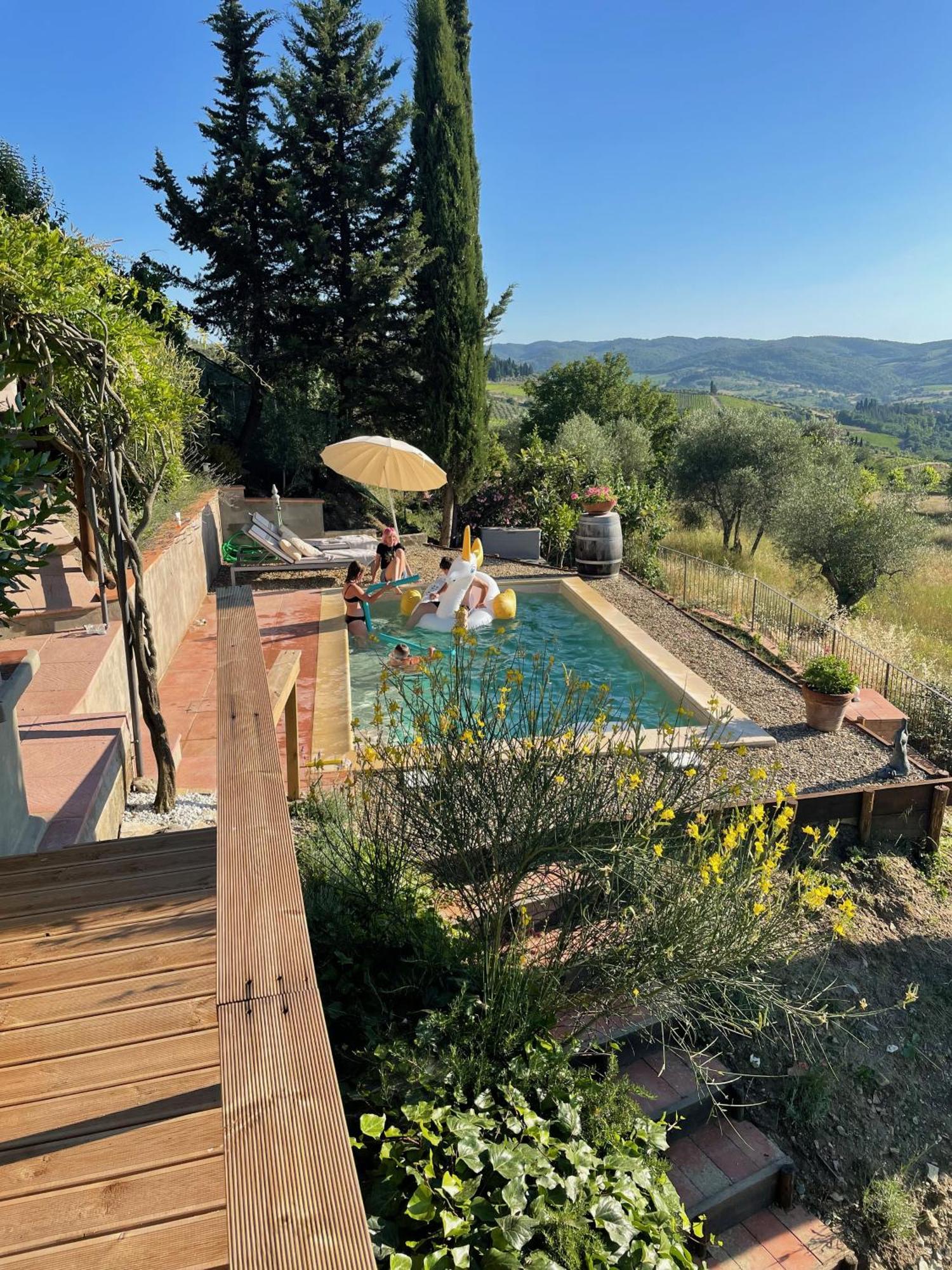 Casa Panzano Tuscany Panzano in Chianti Kültér fotó